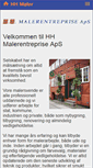 Mobile Screenshot of hhmaler.dk